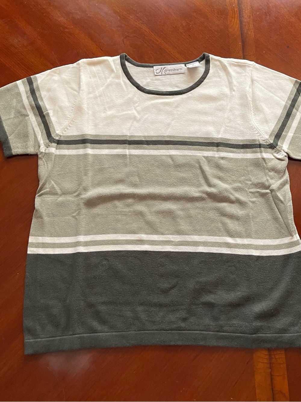 dressbarn green vintage knit sweater